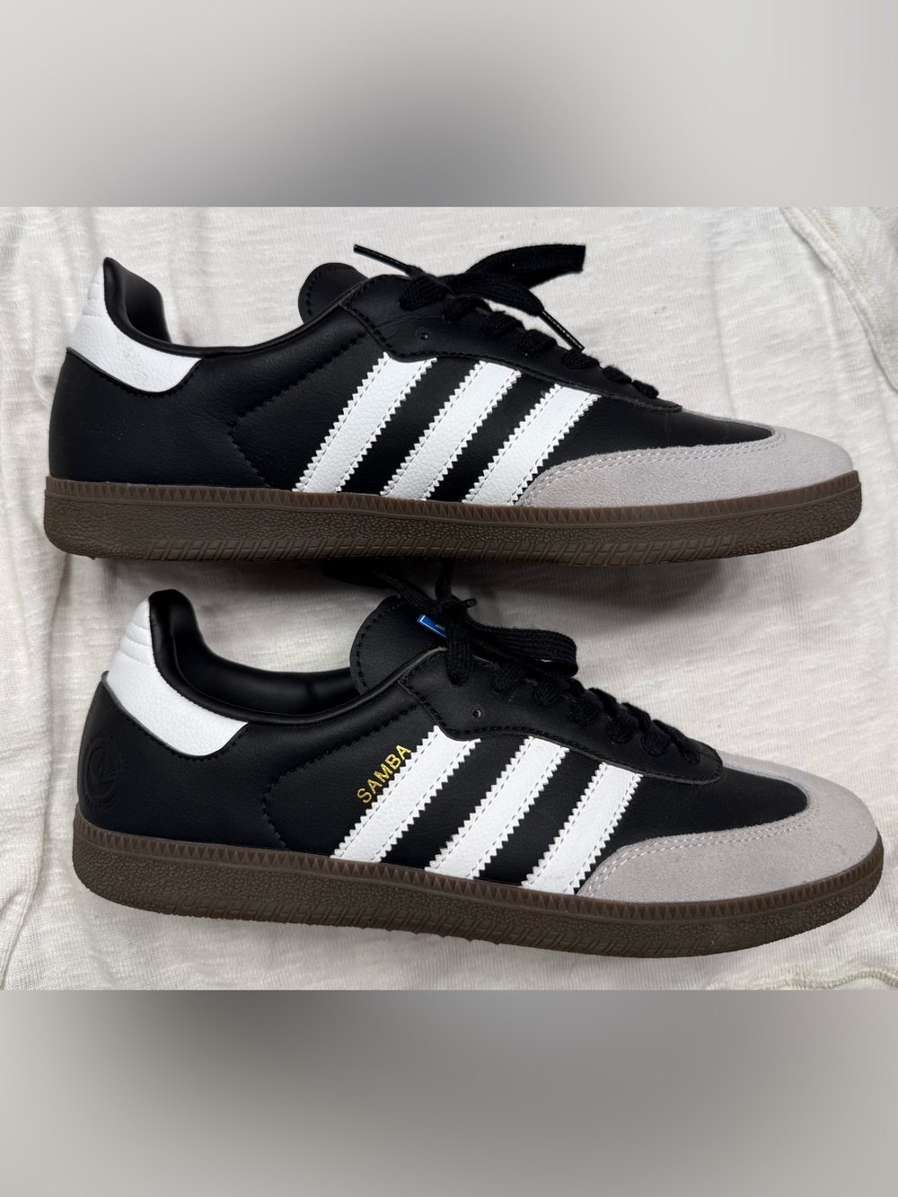 Inspired Samba Men's Black/White Classic Sneakers